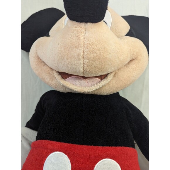 Disney Store 28" Mickey Mouse Bean Bag Plush Authentic Original w Patch - Picture 5 of 9